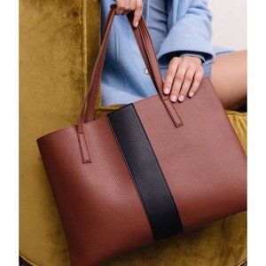 **NWT** Vince Camuto Vegan Leather Tote Bag